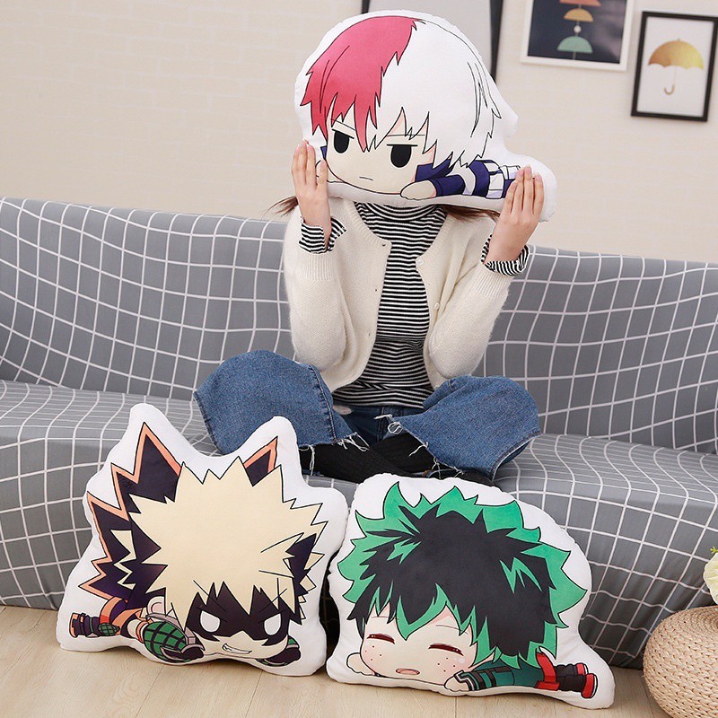 Thú Nhồi Bông Hình Nhân Vật Midoriya Izuku Bakugou Katsuki Todoroki Shoto Trong My Hero Academia 3D