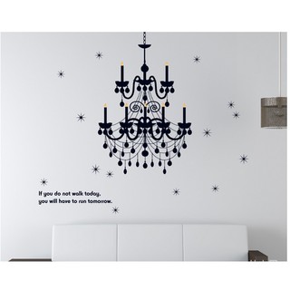 Decal dán tường decal trang trí chùm đèn BINBIN PK280