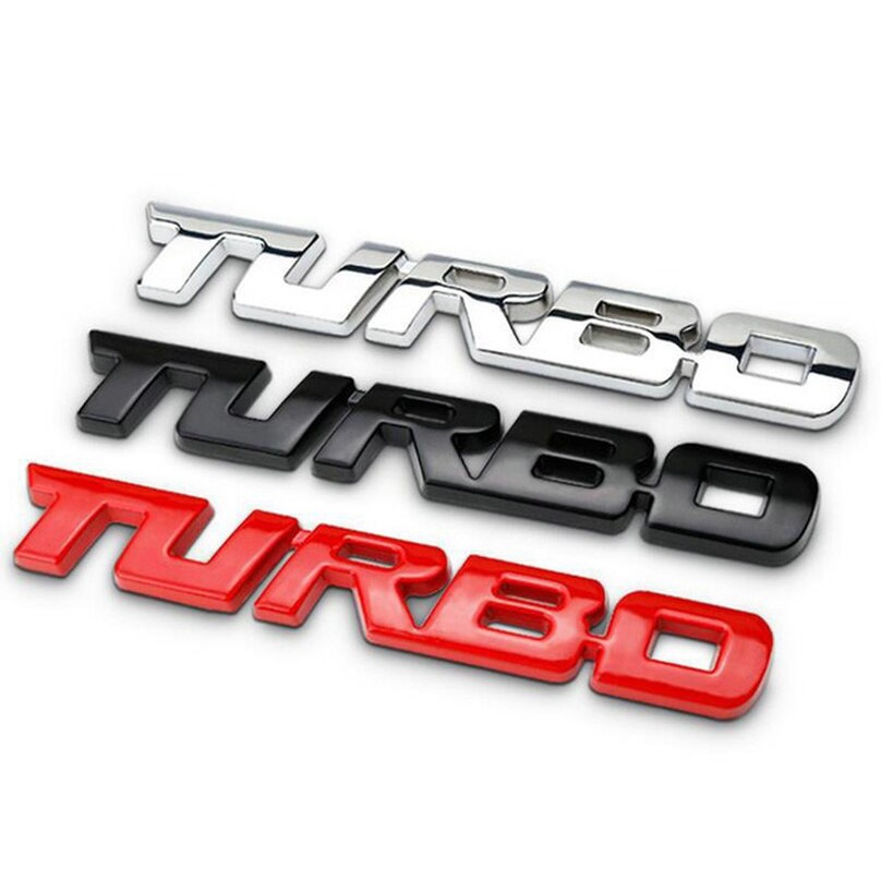 Tem Dán 3D Chữ Nổi TURBO Cao Cấp Dán Trang Trí Xe Ô Tô