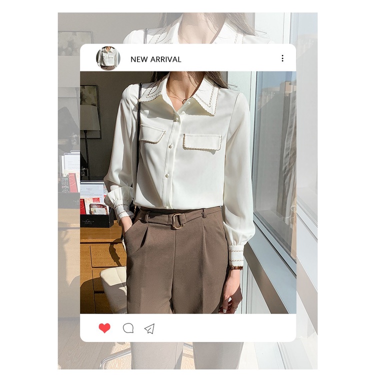 Áo Sơ Mi Trắng Thời Trang Mùa Xuân Thanh Lịch 2021 | BigBuy360 - bigbuy360.vn