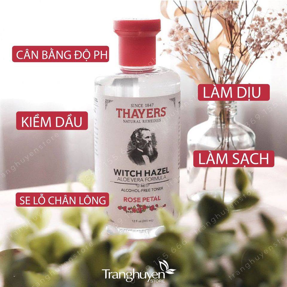 Nước hoa hồng Thayer witch hazel