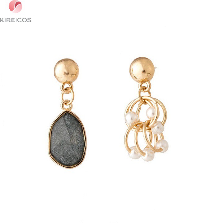Bông tai bạc Ý S925 hạt đá sang chảnh