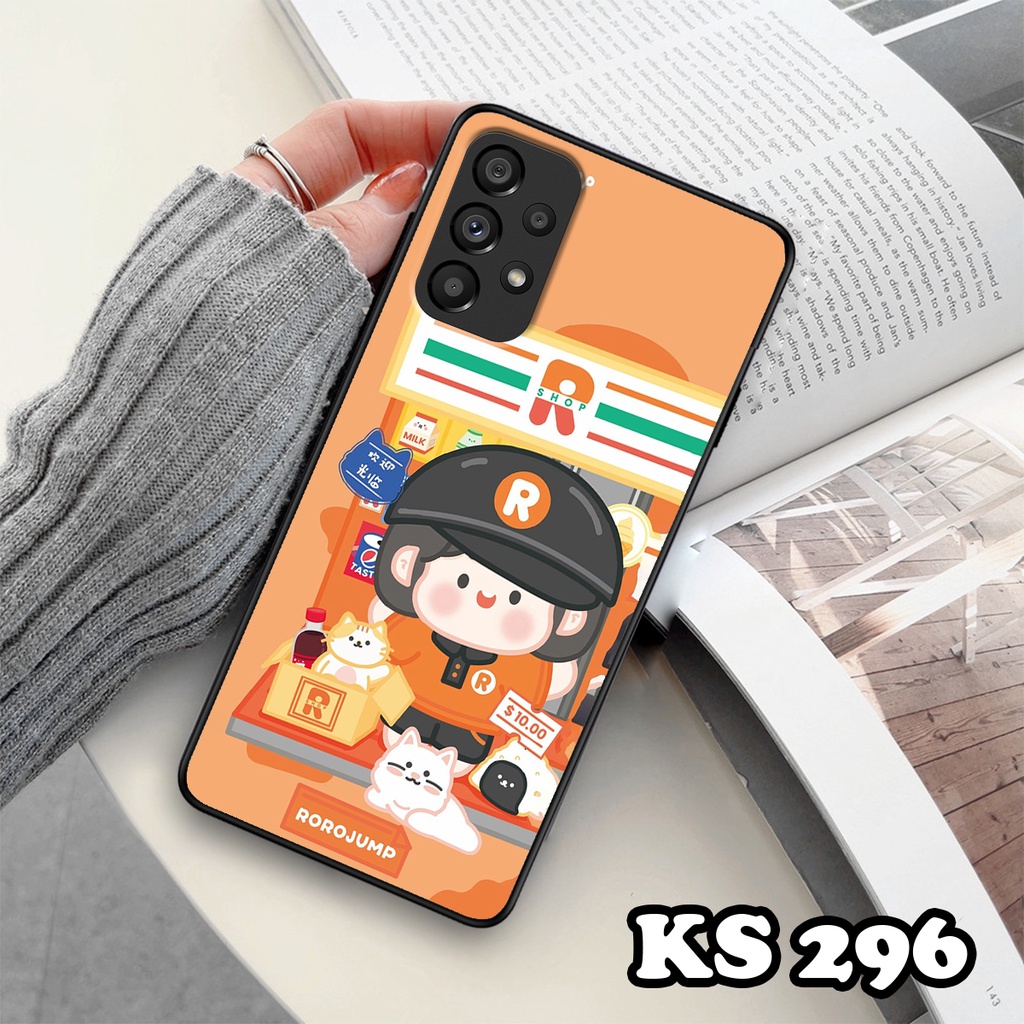 Ốp lưng Samsung A32 (4G/5G) - A52 - A52s - A72 - Ốp Samsung in hình Ngân hà &amp; Roro Jumb - Lưng nhám viền TPU