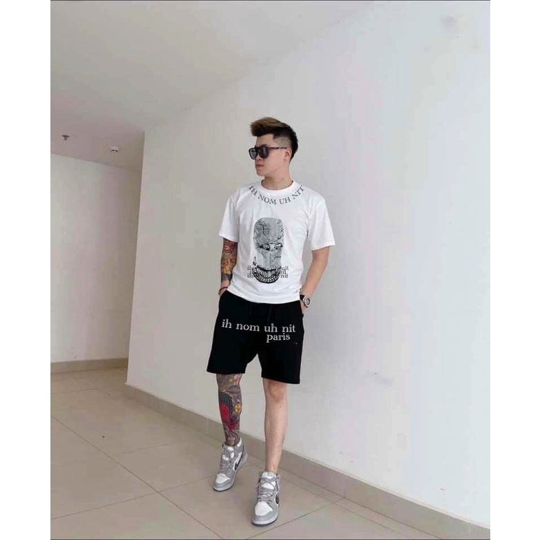 Bộ Thun Nam Mùa Hè, Bộ Quần Áo Nam Unisex In Hình Ninja 3D Phong Cách Trẻ Trung Năng Động Chất Thun Co Dãn 4C - BN15