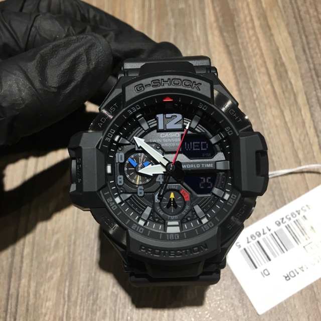 Đồng hồ dành cho nam casio g-shock chuyên dòng phi công GA-1100-1A1 - 50,75mm x 52,06mm x 16,9mm