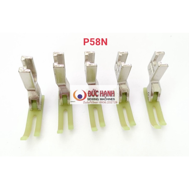 CHÂN VỊT 3 LY NHỰA 2 DA P58N- MÁY CÔNG NGHIỆP 1 KIM