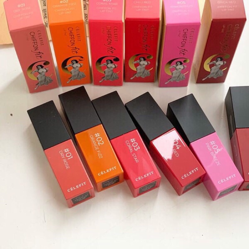 Son tint Chiffon Fit Lip Tint 3g, son Célefit, kèm bill web | BigBuy360 - bigbuy360.vn