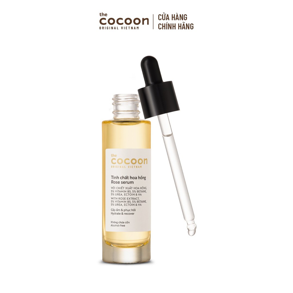 Tinh chất hoa hồng (serum) Cocoon cấp ẩm & phục hồi da 30ml | BigBuy360 - bigbuy360.vn