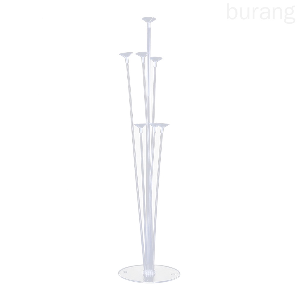 Đế đỡ bong bóng bằng nhựa trong suốt dùng trang trí buổi tiệc