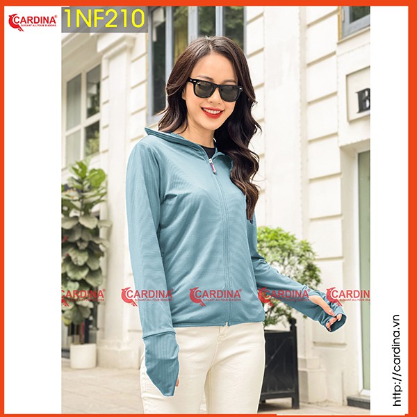 Áo Chống Nắng Nữ CARDINA Chống Tia UV 2 Lớp Chất Thun Lạnh Cao Cấp Chính Hãng Hàng Hè 2021 | BigBuy360 - bigbuy360.vn