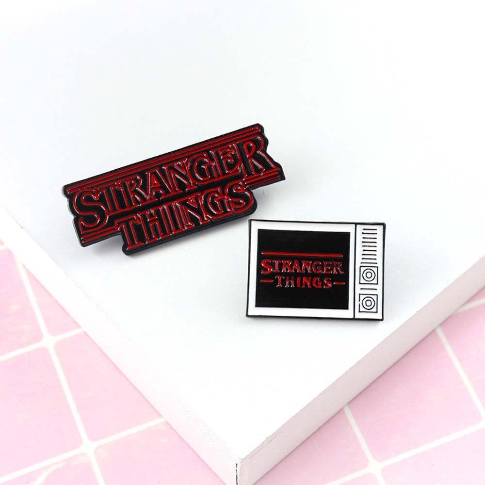 Qqmall Huy Hiệu Cài Áo Hình Nhân Vật Phim Stranger Things TV Series Eleven Tráng Men Cổ Điển Làm Quà Tặng Cho Bé