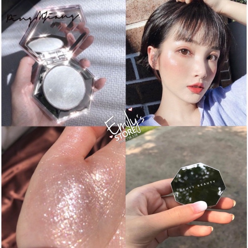 Set son bóng và highlight mini Fenty Diamond