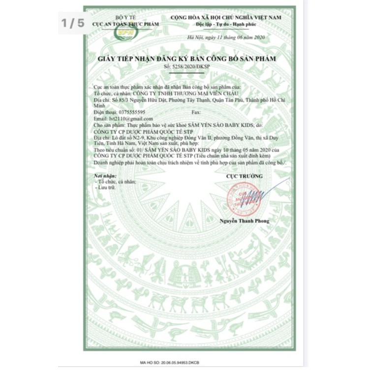 Siro ăn ngon sâm yến sào Babykids, giúp bé ăn ngon, tăng hấp thu, tiêu hóa tốt