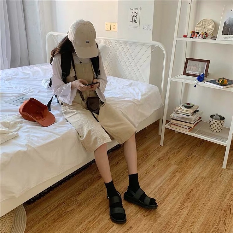 T116, Xăng đan Ulzzangg nhựa dẻo êm ái thoáng mát