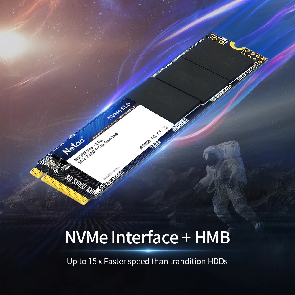 Ổ Cứng SSD Netac 128GB M.2 PCIe NVMe Chính Hãng - Bảo hành 36 tháng