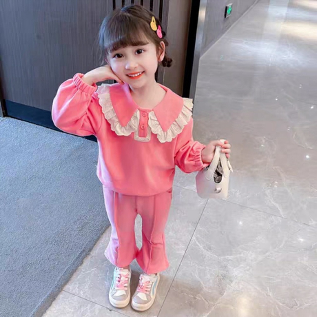 Bộ thu đông bé gái xinh cho bé 8-22kg