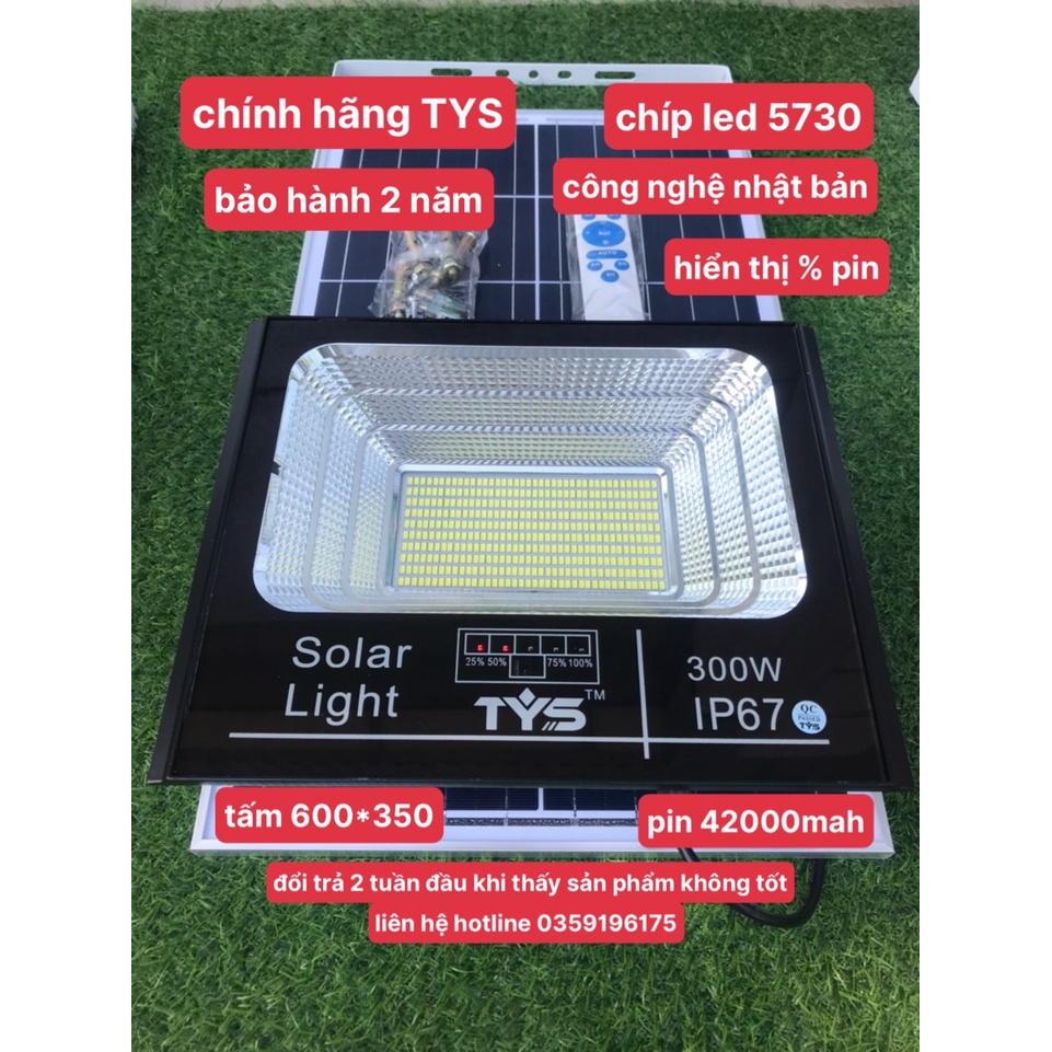 Đèn năng lượng mặt trời chính hãng TYS 600w 500w 400w 300w 200w 100w pha chống lóa,vỏ nhôm,chống nước, bảo hành 24 tháng