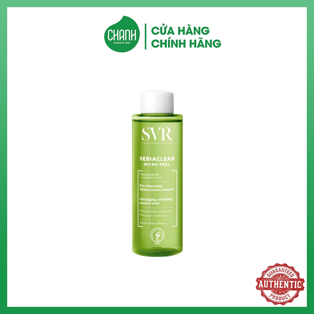 Nước hoa hồng SVR Sebiaclear Micro Peel 150ml