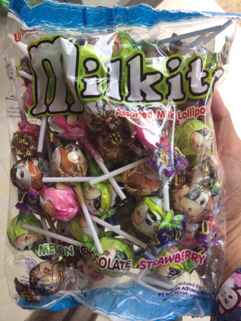 Kẹo mút mikita sữa gói/lọ 50 que 450g