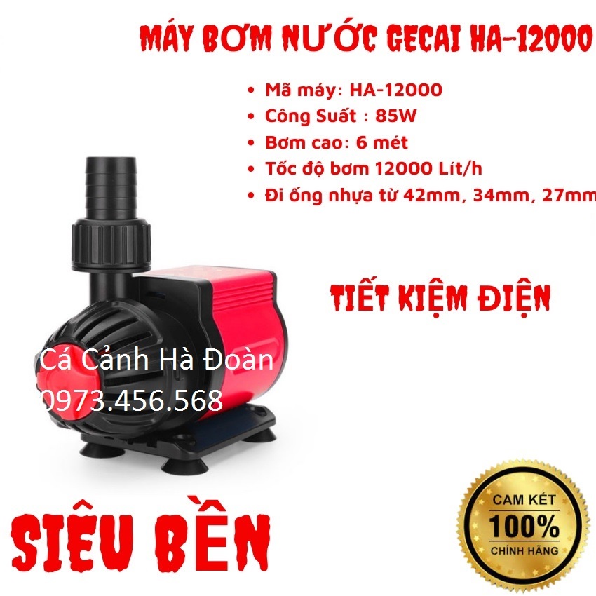 Máy Bơm Nước Tiết Kiệm Điện OU Gecai HA (HA-3000; HA-4500; HA-6000; HA-8000; HA-10000; HA-12000) cacanhhadoan