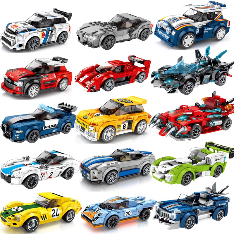 Bộ lắp ráp xe đồ chơi cho bé Sembo