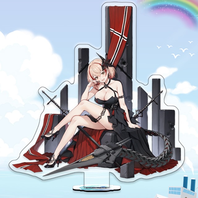 Tượng mica Standee anime Roon - Azur Lane