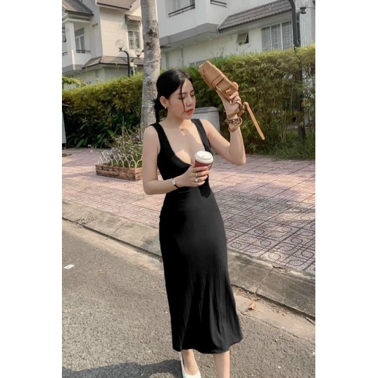 ĐẦM BODY LOE ĐEN 3 LỖ SIÊU SEXY