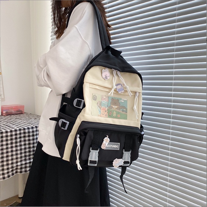 Balo Ulzzang Hàn Quốc Nam Nữ Thời Trang Giá Rẻ Cute Dễ Thương Basic BL 615