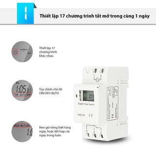 Công tắc hẹn giờ điện tử lập trình THC15A PRECISION