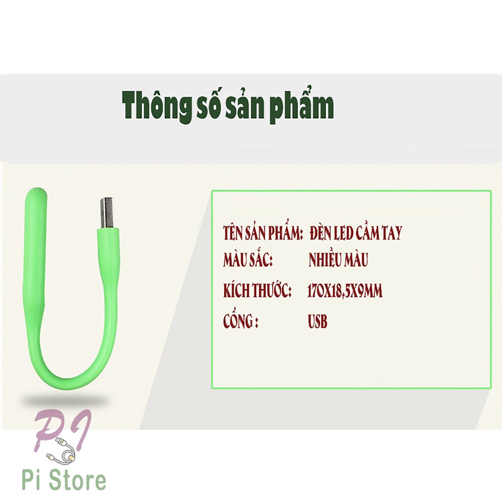 [Bán Lỗ Xả Kho] Đèn Led MINI Cổng Usb dẻo - Siêu sáng - Nhiều màu