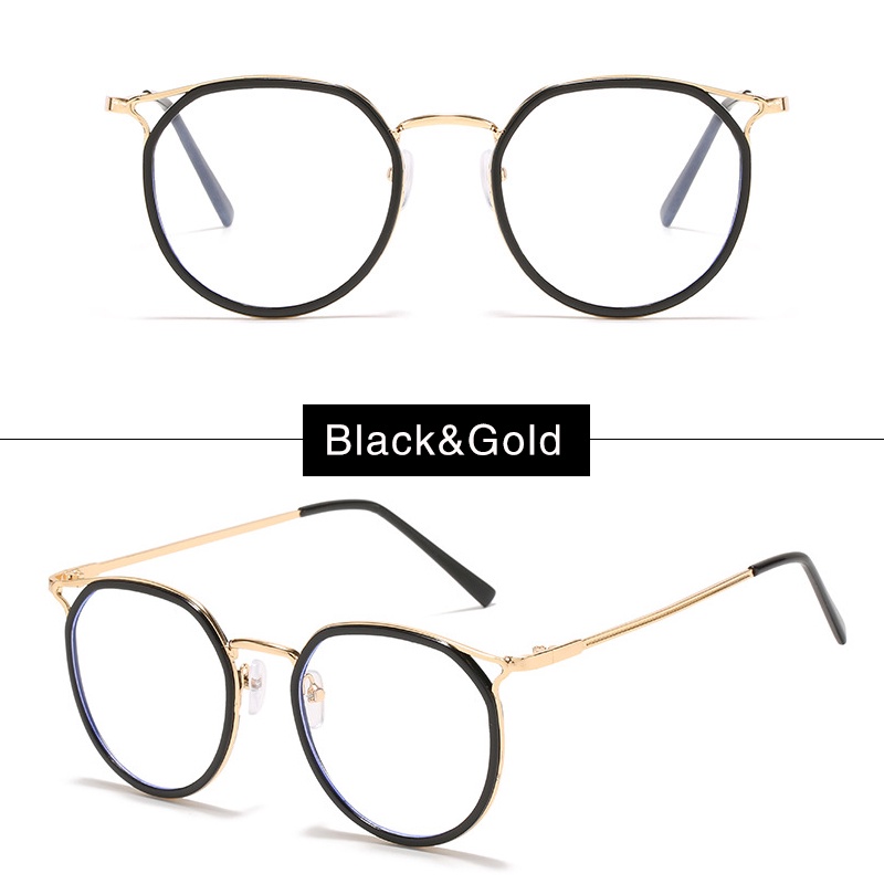 Kính mát gọng kim loại -50 100 150 200 250 300 350 400 450 500 550 600 cho nam và nữ