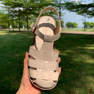 SANDAL RỌ MỚI 2 MÀU ĐEN BE ( chân mỏng đặt lùi 1 size)