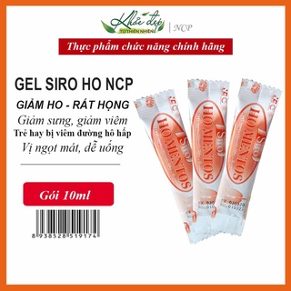 Gói siro ho mentos ncp giảm ho, bổ phế, long đờm - gói 10ml