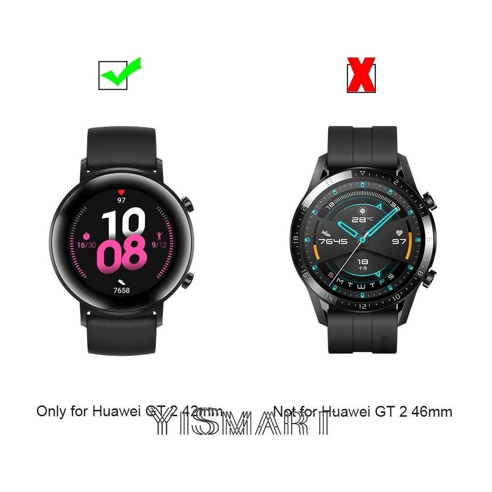 Miếng Dán Bảo Vệ Màn Hình Hình Tròn Gt2 5D Cho Huawei Watch GT 2 42MM