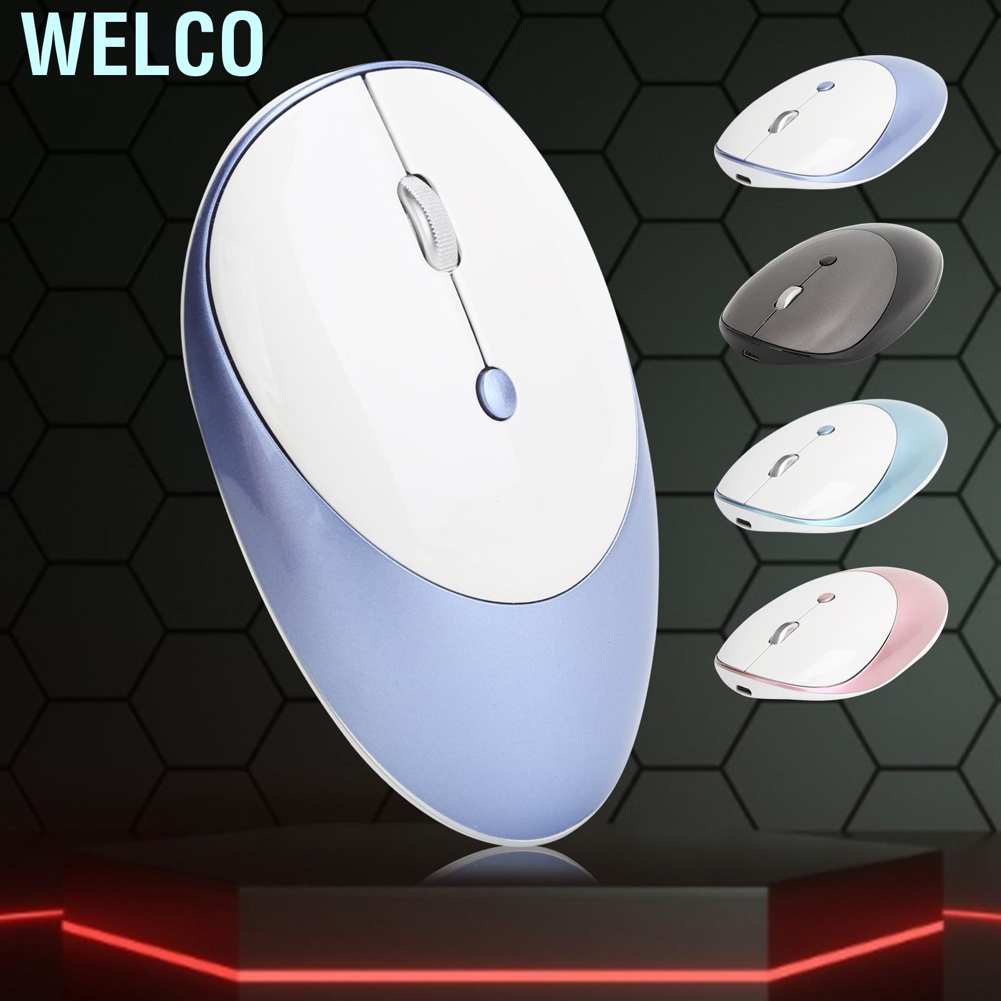 Welco Wireless Mouse 3‑Speed DPI Adjustable Optical Computer External Device with USB Receiver