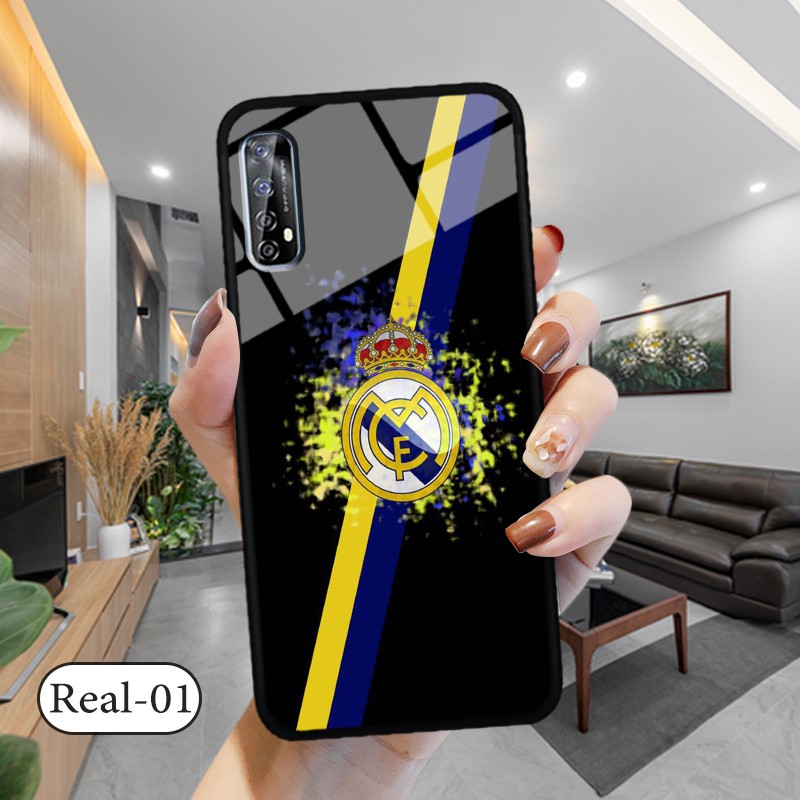 Ốp kính 3D REALME 7 - in biểu tượng đội bóng