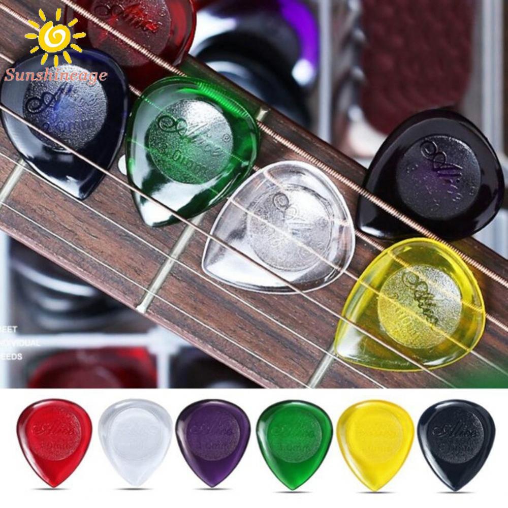 6pcs Alice Stubby Guitar Picks Plectrums Small Stubbies 1mm 2mm 3mm 23*20MM