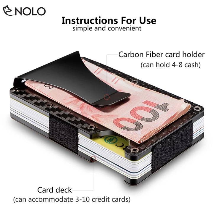 Ví Đựng Thẻ ATM CCCD Thẻ Ngân Hàng Model M155 Chặn Sóng RFID Chất Liệu Hợp Kim Kẽm