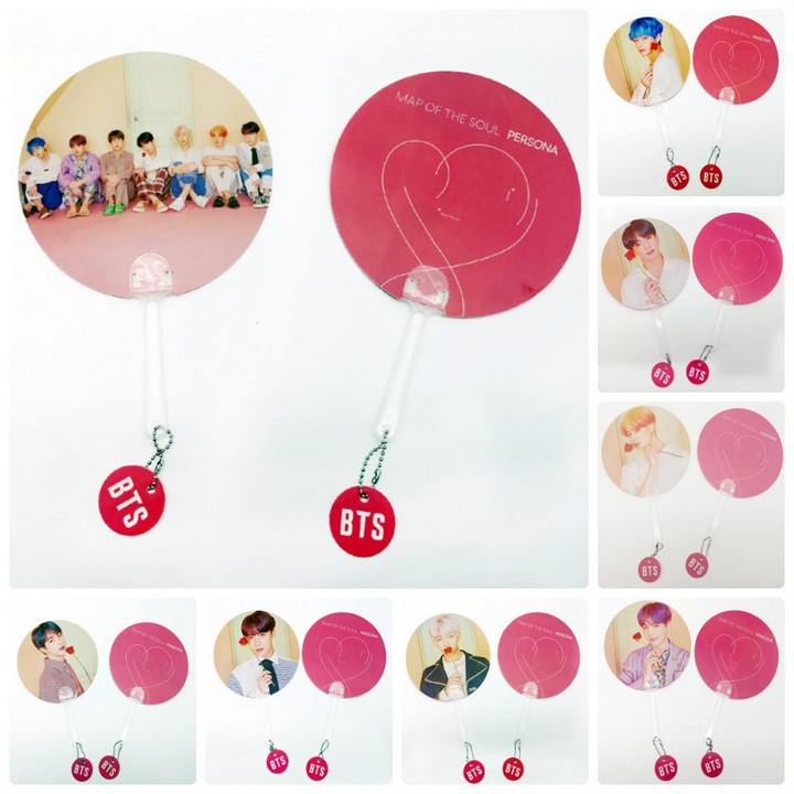 (sỉ 8k) Quạt bts answer bộ sưu tập quạt xếp, quạt tròn cầm tay in hình thần tượng quà tặng xinh xắn dễ thương | BigBuy360 - bigbuy360.vn