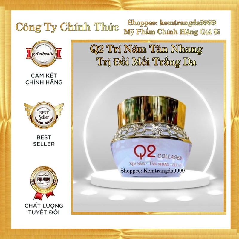 KEM Q2 VÀNG Q2 XANH Q2 NÁM COLLAGEN CẢI TIẾN MỚI