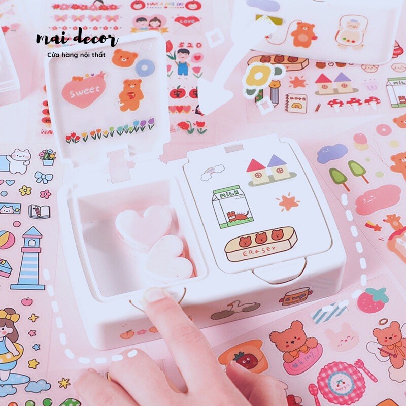 11 mẫu sticker hình dán trang trí dễ thương