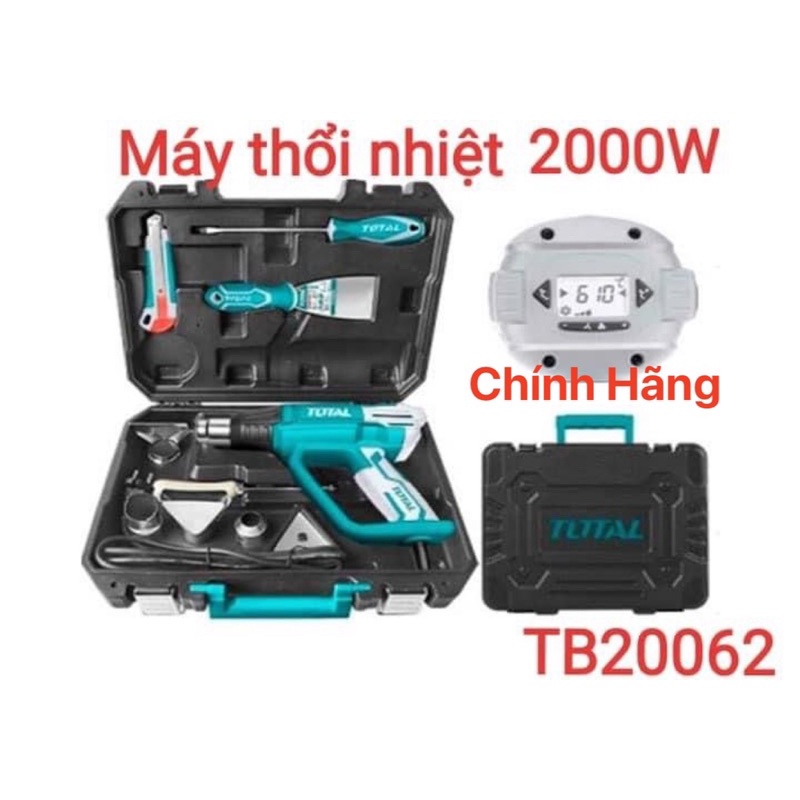 TOTAL Máy Thổi Nhiệt 2000W TB20062 (Cam kết Chính Hãng 100%)