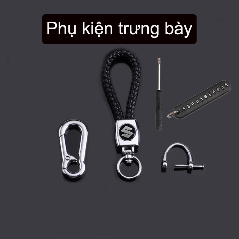 móc chìa khóa ô tô Suzuki móc khóa hợp kim