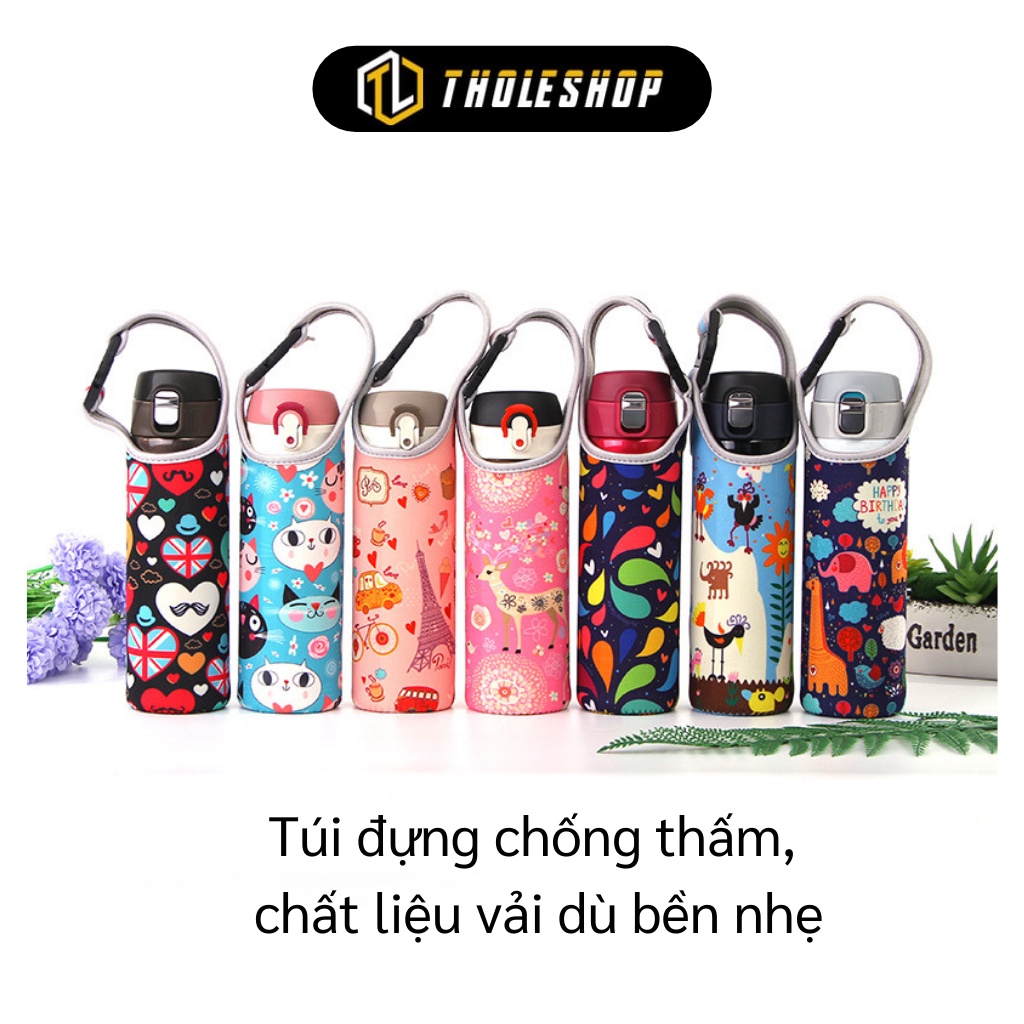 Túi Đựng Bình Nước - Túi Giữ Nhiệt Đựng Bình Nước 450ml Có Quai Xách Tiện Lợi 6692