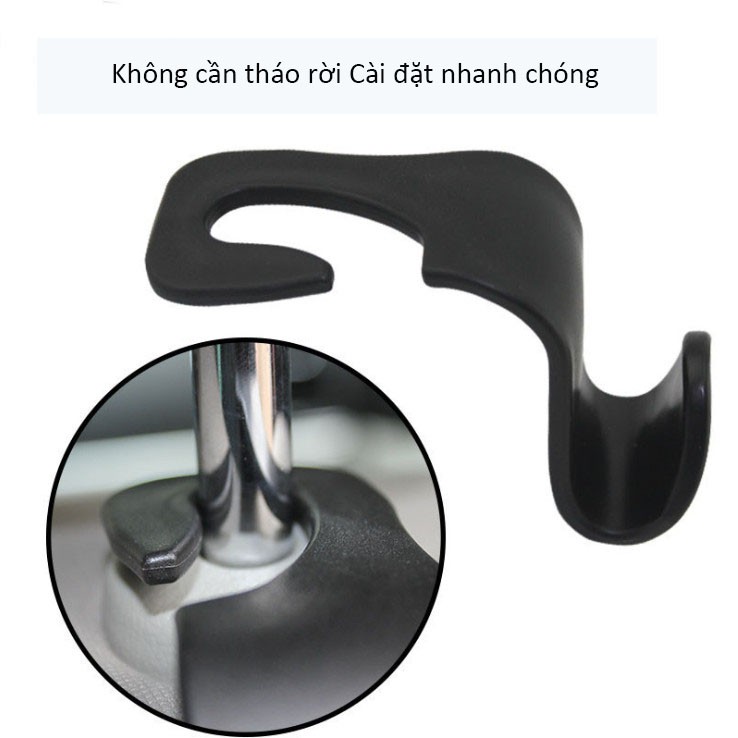 Móc treo đồ đa năng gắn sau ghế ngồi xe hơi thiết kế dạng ẩn sáng tạo | BigBuy360 - bigbuy360.vn