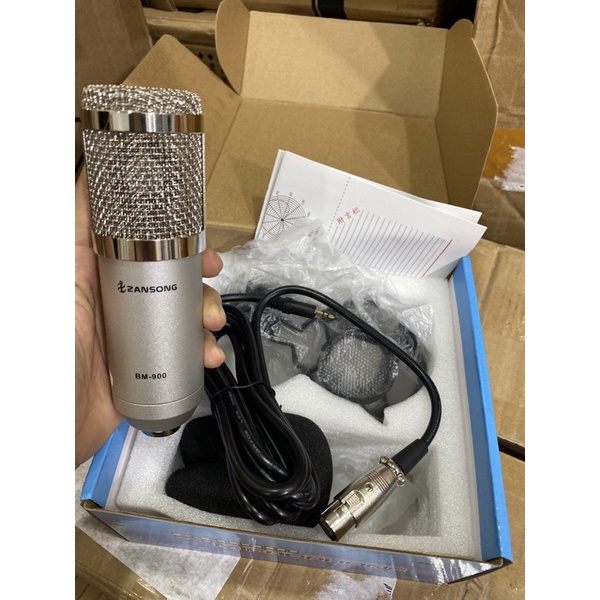 Mic hát thu âm livetream Bm900