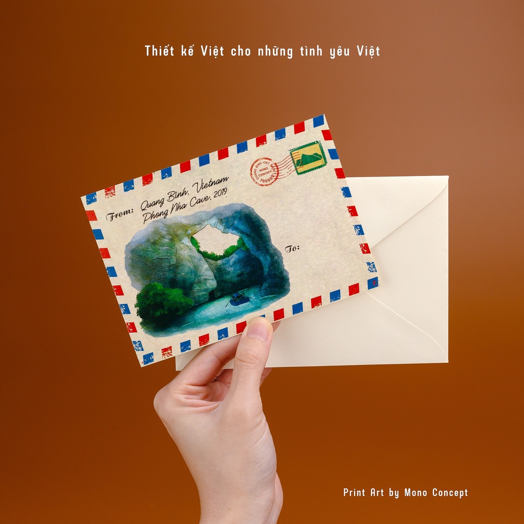 Postcard phong thư địa danh Việt Nam