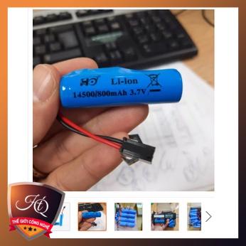 Pin sạc lithium 14500  1000MAH   3.7v  THẬT  MỖI NHÀ  ĐỀU CẦN
