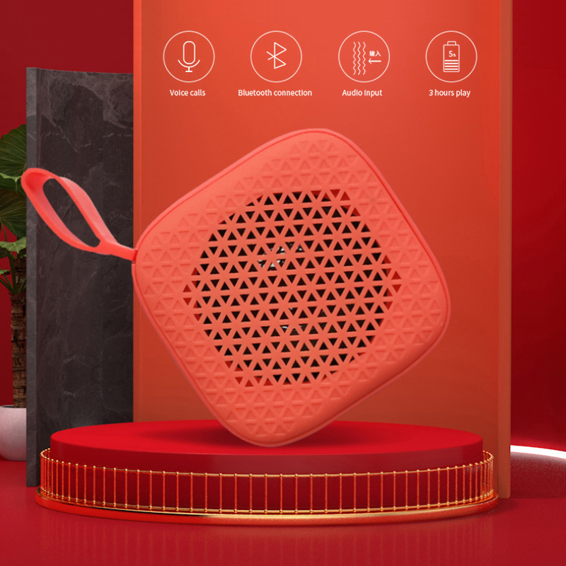 【New】 Bluetooth Speakers Mini Portable Wireless Loudspeaker 3D Stereo Surround Column Call Hands-free Subwoofer Speaker Outdoo 【ziyi】