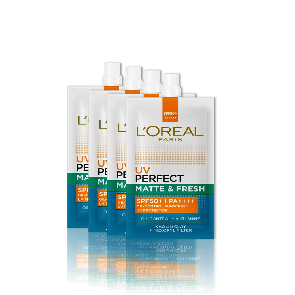 Bộ 4 kem chống nắng bảo vệ và dưỡng da L'Oreal Paris UV Perfect 7ml x 4 | BigBuy360 - bigbuy360.vn